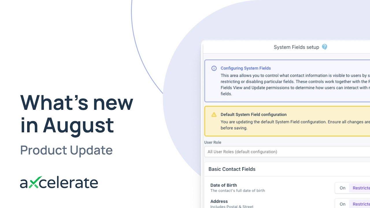 Axcelerate Error What's New in aXcelerate | August 2023 - YouTube