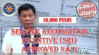 APPROVED NA!!! Service Recognition Incentive 2020