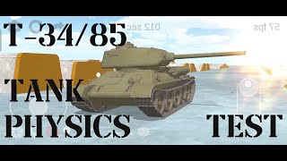 TANK PHYSICS T-34/85 TRACK DURABILITY TEST