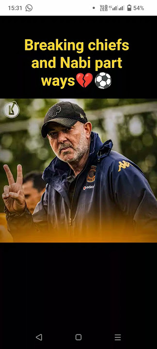 Breaking news kaizer chiefs and nasredin Nabi part ways on a mutual agreement #chiefs #soccer