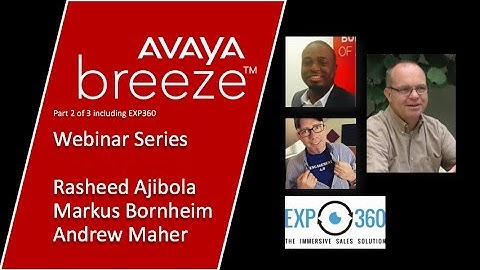 Breeze Webinar 2017 2/3 w/ EXP360