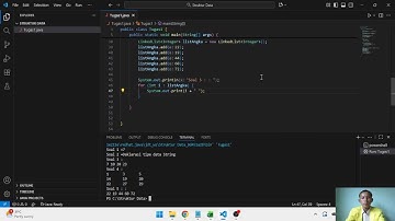 STRUKTUR DATA - DEKLARASI VARIABEL KODE JAVA - TUGAS 1 - UNIVERSITAS TERBUKA