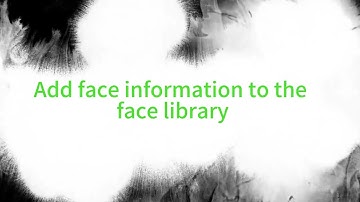 operation How to set face recognization from lk nvr