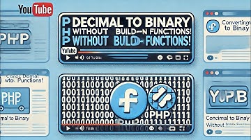 PHP Number System: Convert Decimal to Binary (Step-by-Step)