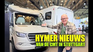 3X HYMER NIEUWS van de CMT in Stuttgart