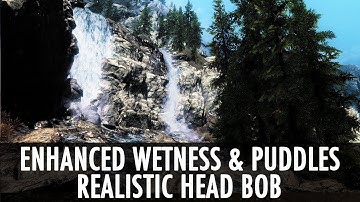 Skyrim Mod: Enhanced Wetness & Puddles / Realistic Camera Bob