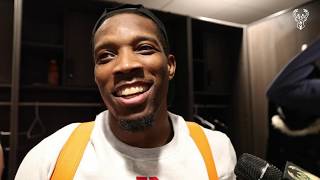 Eric Bledsoe, Sterling Brown & Khris Middleton Post Game Press Conference | 1.10.20