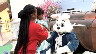 Mir Mir's First Time Meeting The Easter Bunny 🐰