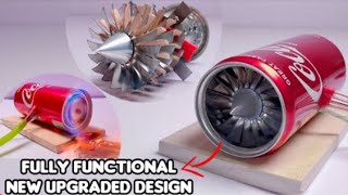 Making a Fully Functional Jet Engine from soda can | diy Jet Engine | homemade Jet Engine.