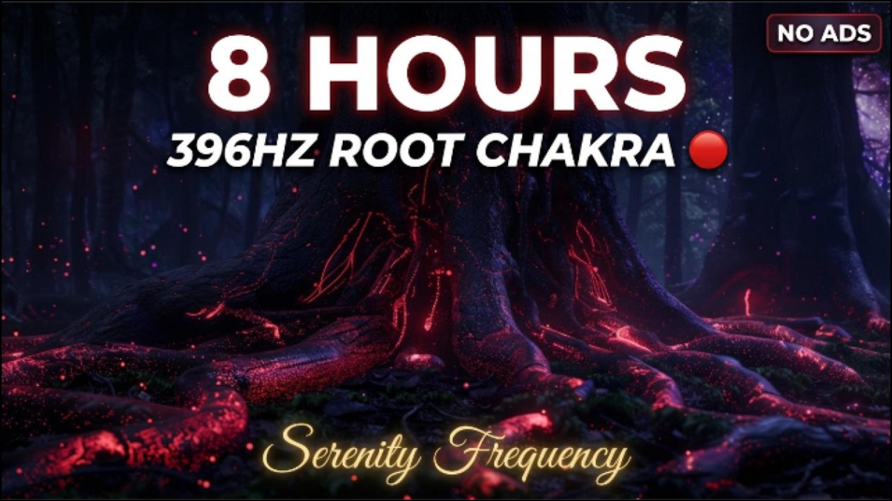 What 396Hz Does to Your Fear and Anxiety While You Sleep 🔴 8 Hours Root Chakra | No Ads
