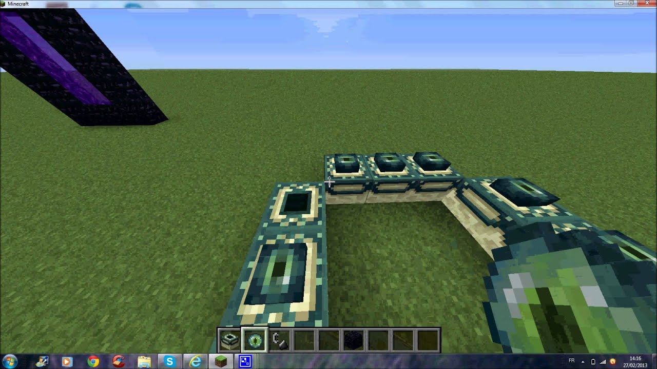 tuto minecraft- Portail du nether et du néant. - YouTube
