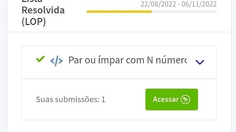 Exercício - Par ou Impar com N números