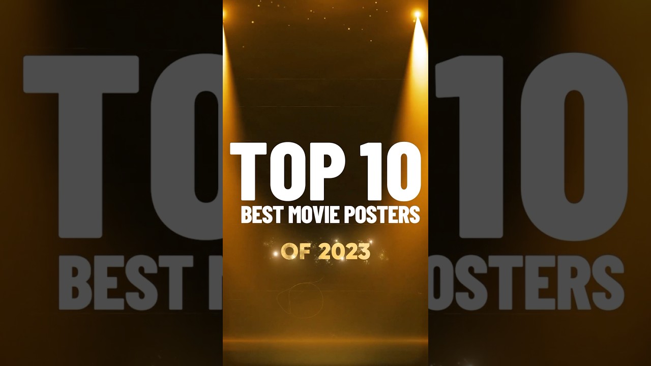 TOP 10 Best Movie Posters of 2023! (A recap)