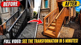 Most Deck Stairs Are Built Wrong… Here’s The Right Way 🔥