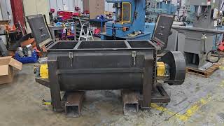 16 CUFT Stainless Steel Lowe C-16 Platform Double Ribbon Blender, 7.5 HP   Stock # 22388J