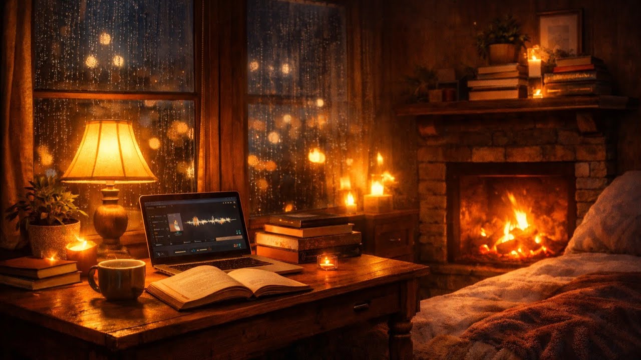 2 Hours of Cozy Room Ambience 🌙 Soft Lofi for Sleep & Study