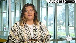 (AUDIO DESCRIBED) McNair Scholars Program testimonial - Meladee Garst