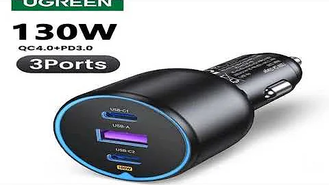 A must-have product! UGREEN 130W USB C Car Charger For Xiaomi iPhone 17 Samsung Galaxy S25 Laptops