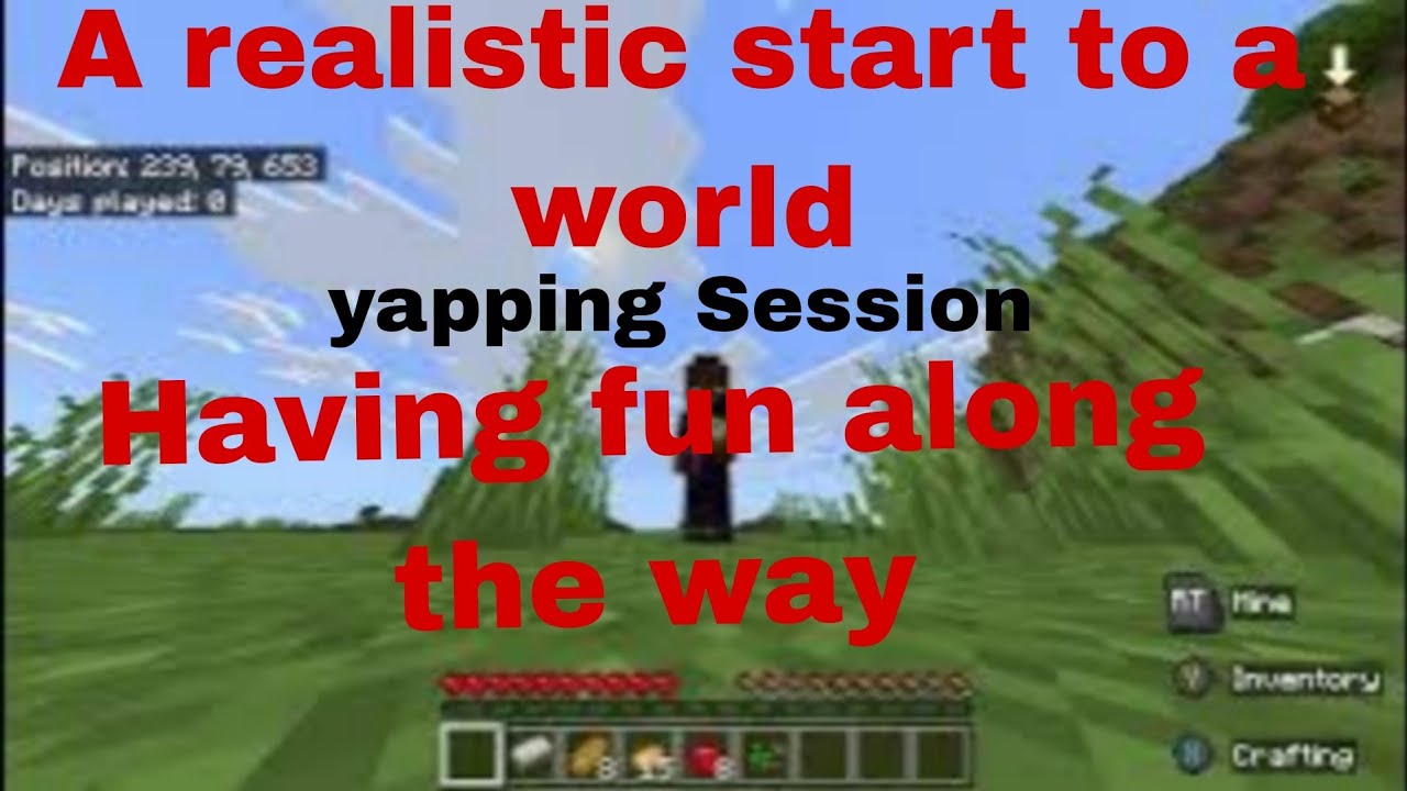 How to start a minecraft world in 2025 [ the fun way] - YouTube