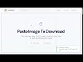 How To Use Paste Image To Download Tool | TryWebKits