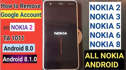 all nokia 2019 frp || Google Lock Bypass Android 9 Pie Oreo 8 Without Pc