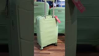 Swiss Military Mint Green Hard Shell Trolley Bag #cabinbag