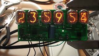 Nixie Clock kit test