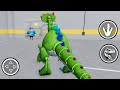 Playing as pianosaurus family mode in BARRY'S PRISON RUN! Poppy Playtime 4 #roblox #obby