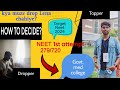 Neet exam-is a drop year worth it?| should I take a drop?| how to decide?| neet2024| @Drsudarshan263