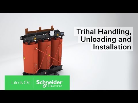 square diamond earrings Trihal Installation - Handling, unloading and installation