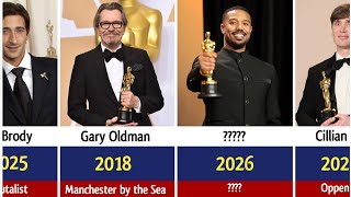 Famous Hollywood Actors Oscar Winners (1950–2025)