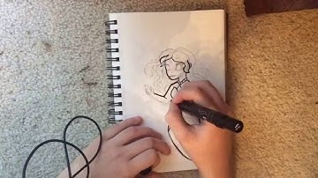 Three marker challenge! With Prismacolor markers.