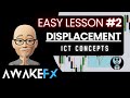 Easy ict displacement lesson 2  ict concepts  smc  smart money concepts