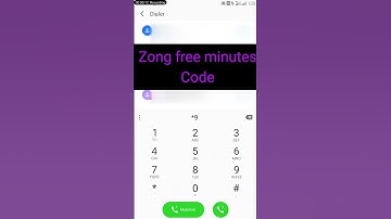 Zong free minutes code 2022