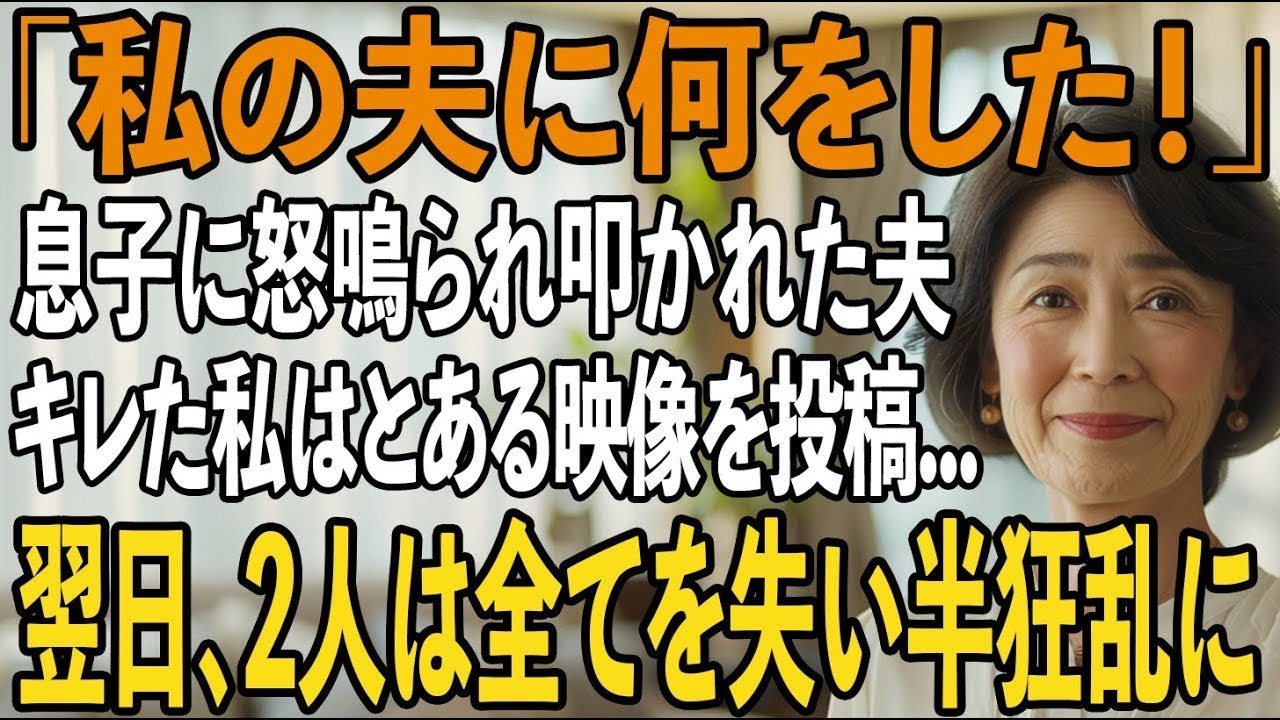 「あなたたち、夫に何をしてくれたの」息子夫婦の仕打ちに耐えかねた私。黙って集めていた証拠をネットに投稿すると…数日後、すべてを失った息子夫婦は半狂乱に【シニアライフ】【60代以上の方へ】