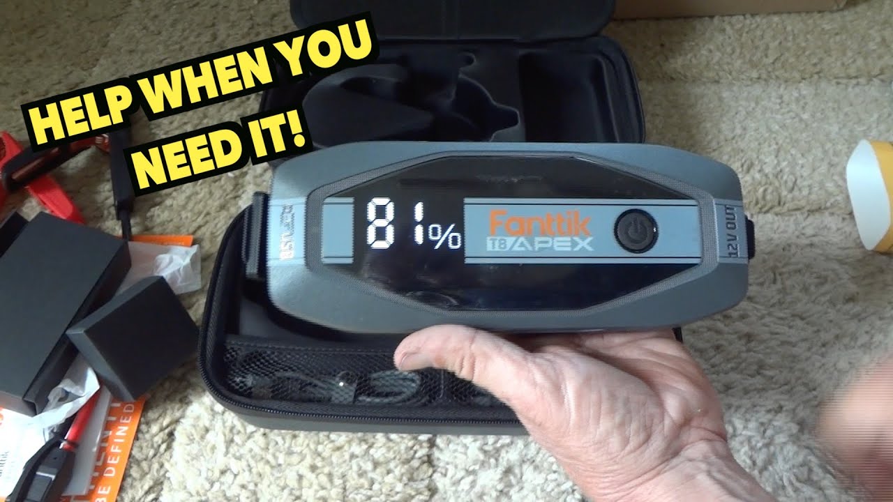Fanttik T8 Apex Jump Starter Review. It will save the day! YouTube