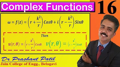 To check analytic function in polar form || Complex Analysis || 18mat41 || Dr Prashant Patil