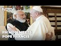 PM Modi meets Pope Francis at Vatican, tweets “Invited him to visit India”