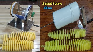 2 - Two Homemade Spiral Potato Cutter || ♥️
