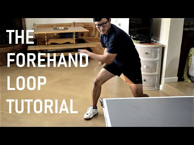 Master the Forehand Loop- Table Tennis Tutorial [Subtitles Available]