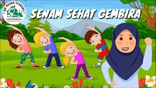 Senam Sehat Gembira oleh Guru-guru KB Masjid Syuhada Yogyakarta