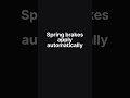 CDL Practice Question: Spring Brakes Apply