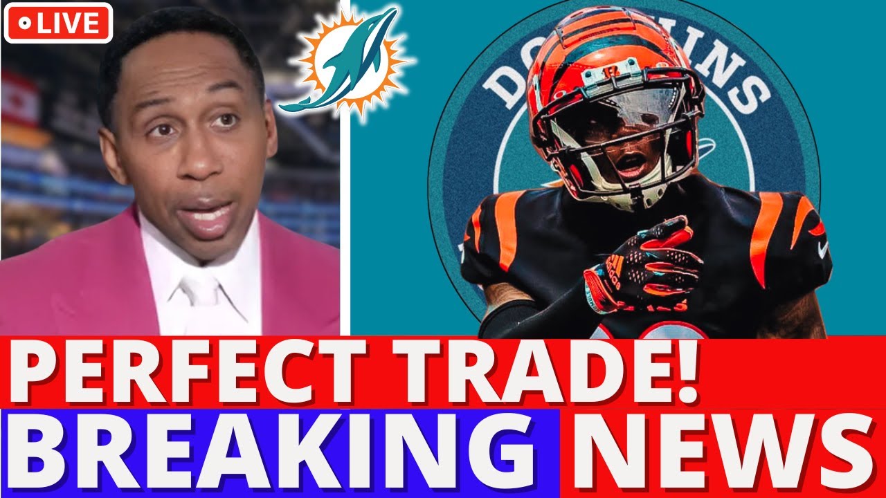 💥 MIAMI DOLPHINS IN TALKS TO TRADE FOR CAM TAYLOR BRITT FROM BENGALS  