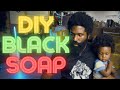 How To: DIY Black Soap Shampoo For Natural Hair & Beards || Raw African Black Soap