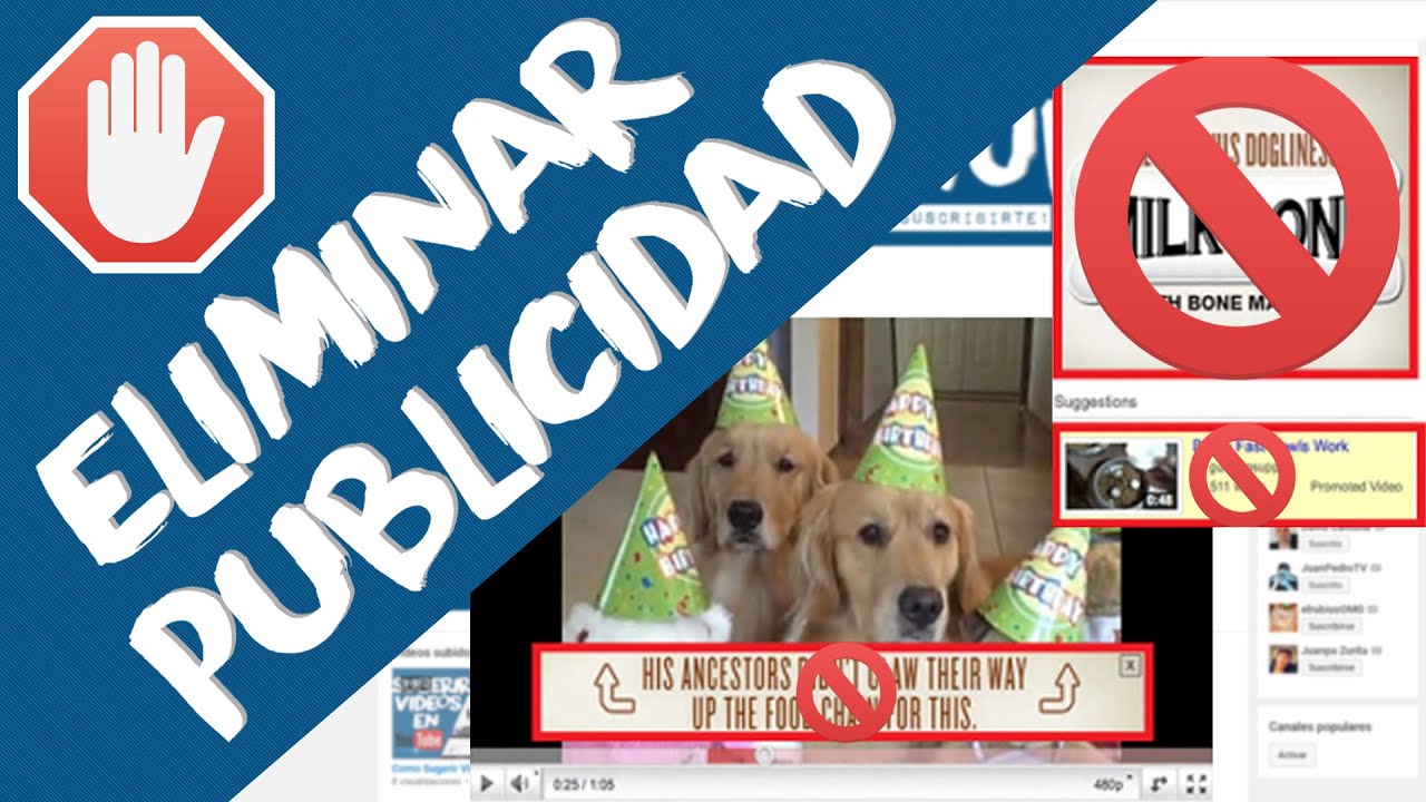 Como Eliminar Toda La Publicidad de YouTube Como Eliminar Toda La Publicidad de YouTube