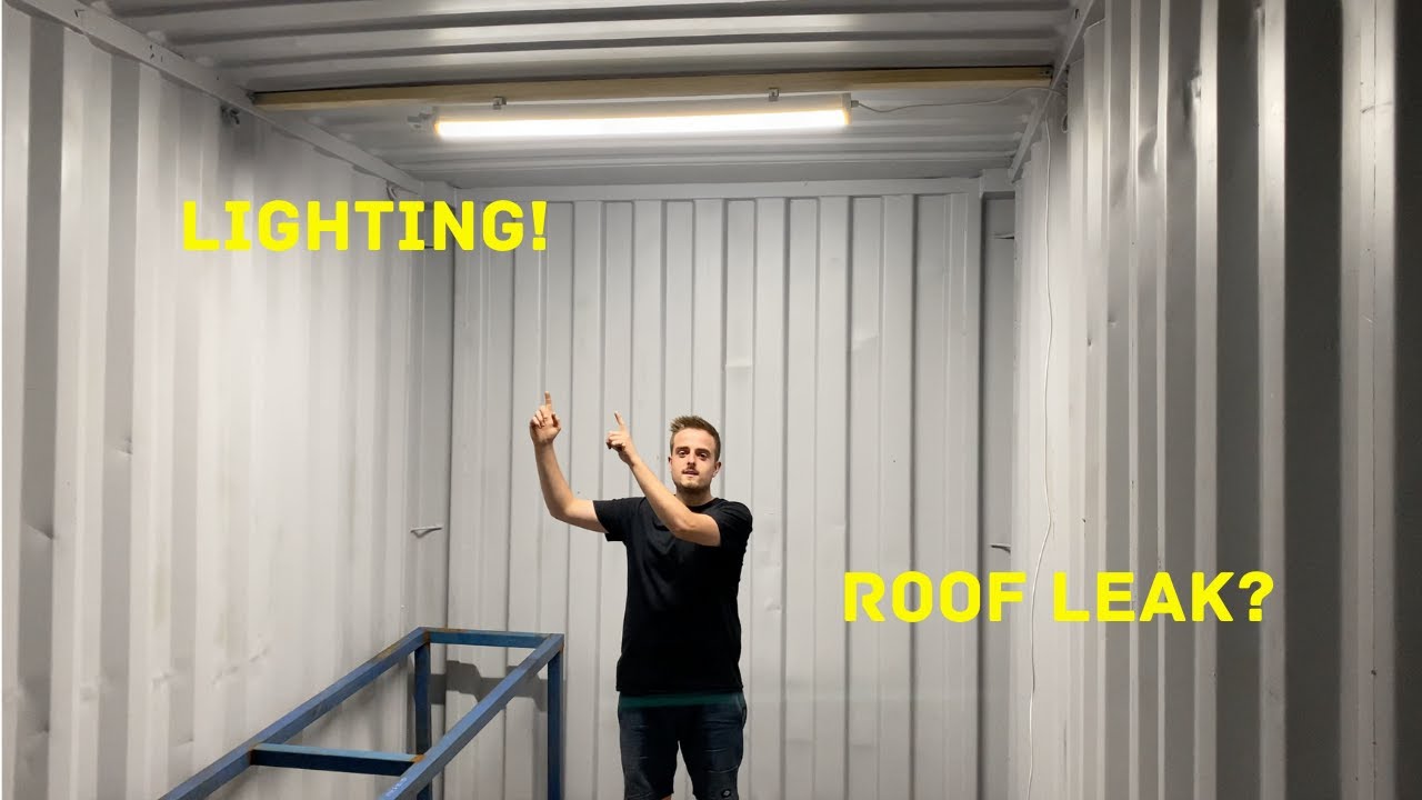 Shipping Container Build Lighting YouTube