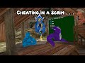 I CHEATED In A Scrim and nobody noticed...