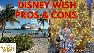 Disney Wish Pros & Cons | An Honest Review | Disney Cruise Tip & Tricks #disneywish #disneycruise
