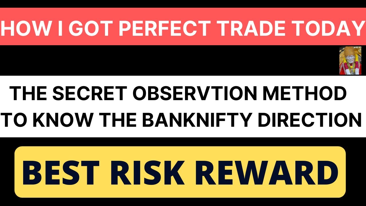 Intraday Banknifty Strategy How To Know Direction In Banknifty YouTube