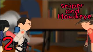 (Dc2-tf2) sniper and Hawkeye episode 2